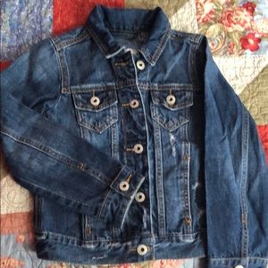 NWOT Abercrombie kids Jean jacket 7/8